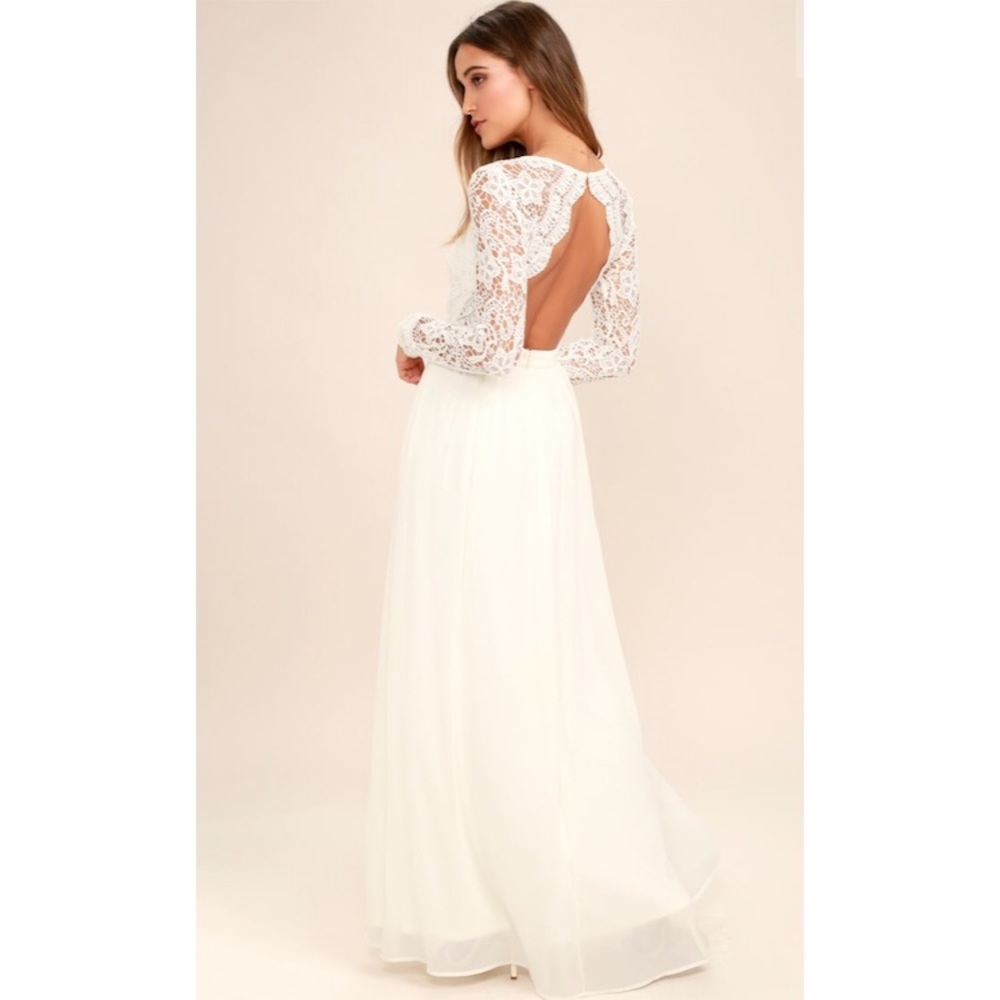 NWT Lulu’s Wedding Dress 🎊